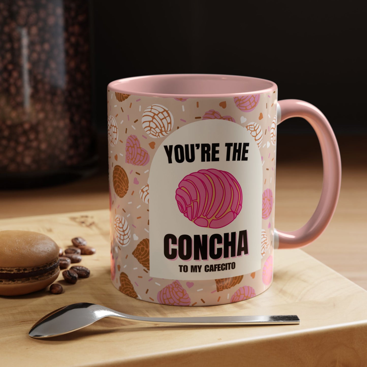 You're the Concha to my Cafecito | Full wrap accent mug