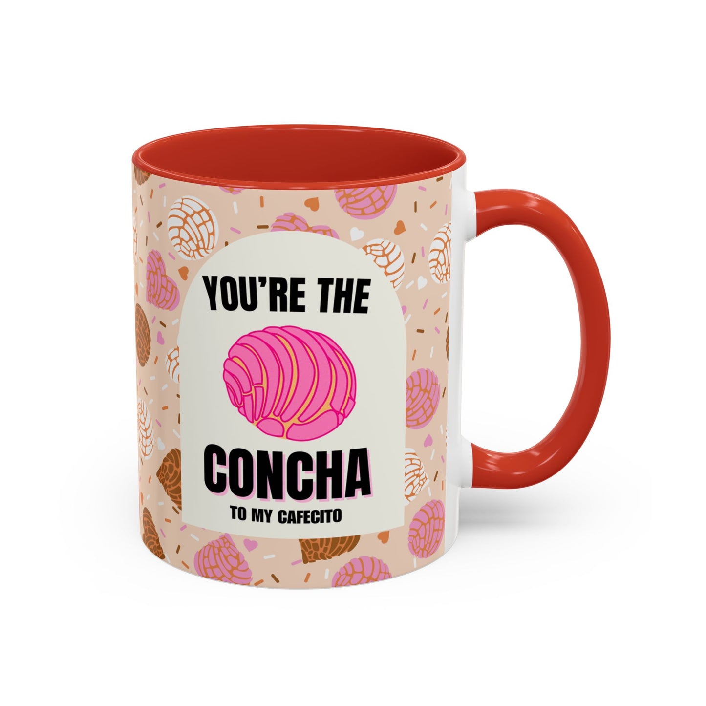 You're the Concha to my Cafecito | Full wrap accent mug