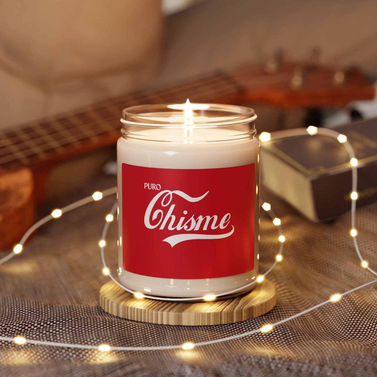Puro Chisme Scented Soy Candle - Relaxing Aromatherapy Gift for Home Décor