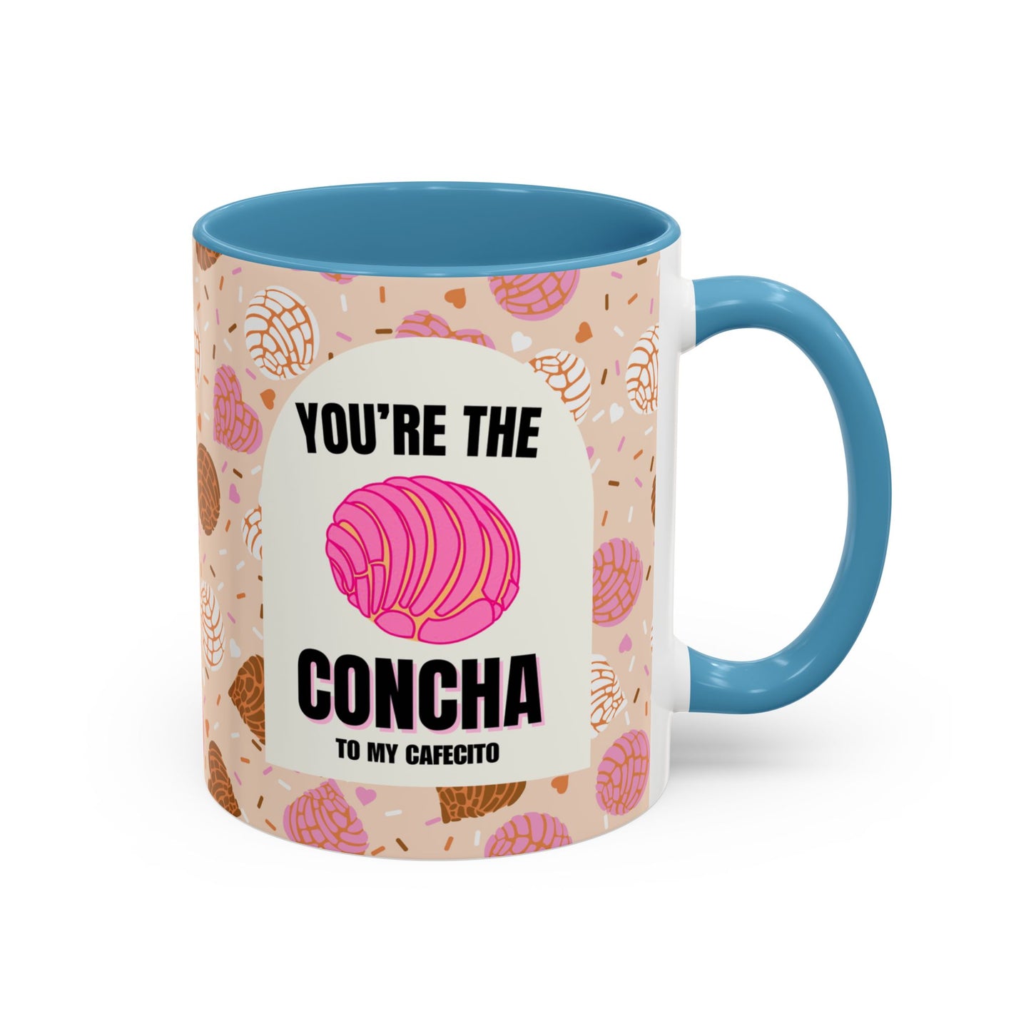 You're the Concha to my Cafecito | Full wrap accent mug