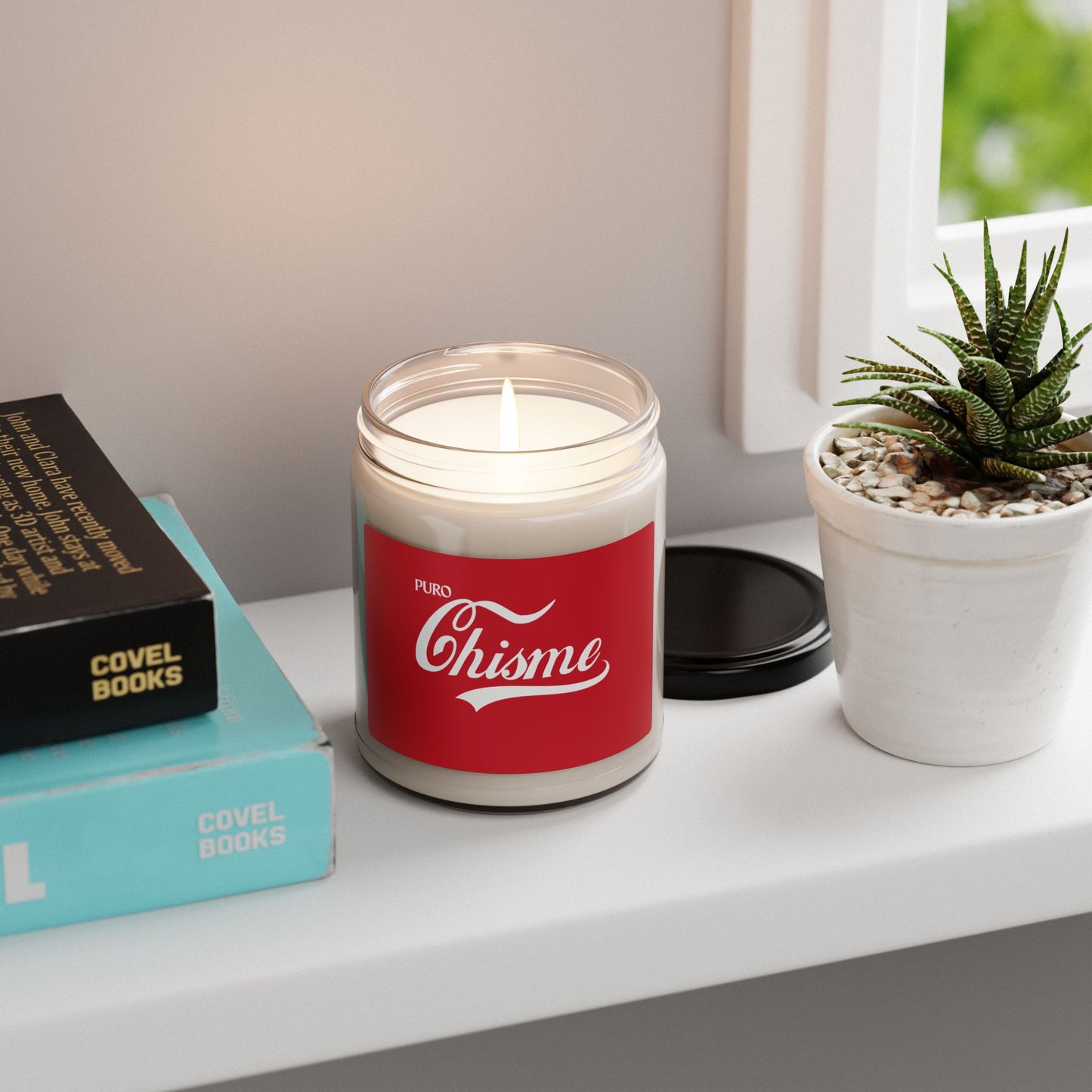 Puro Chisme Scented Soy Candle - Relaxing Aromatherapy Gift for Home Décor