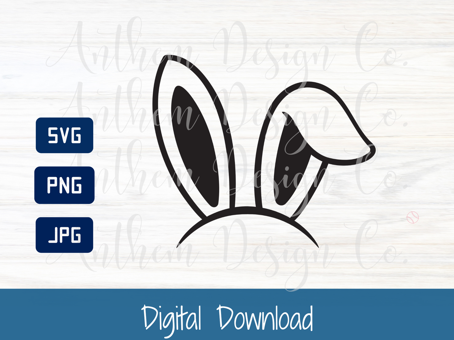Rabbit ears SVG | Cut File and Design