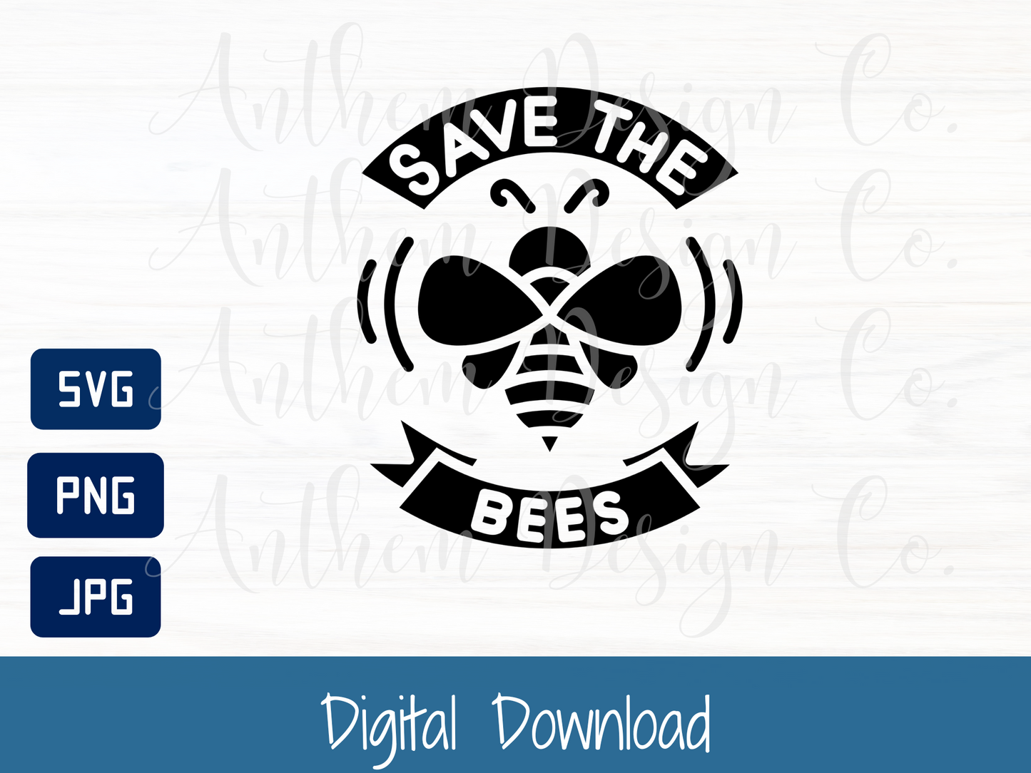 Save the Bees | Cut File and Design