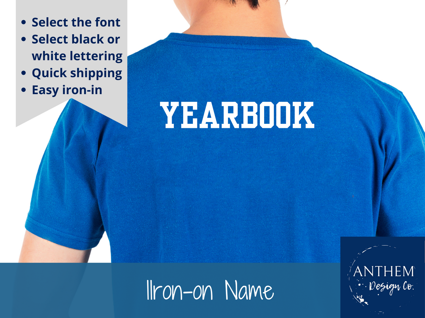 Iron-on Shirt and Jersey names