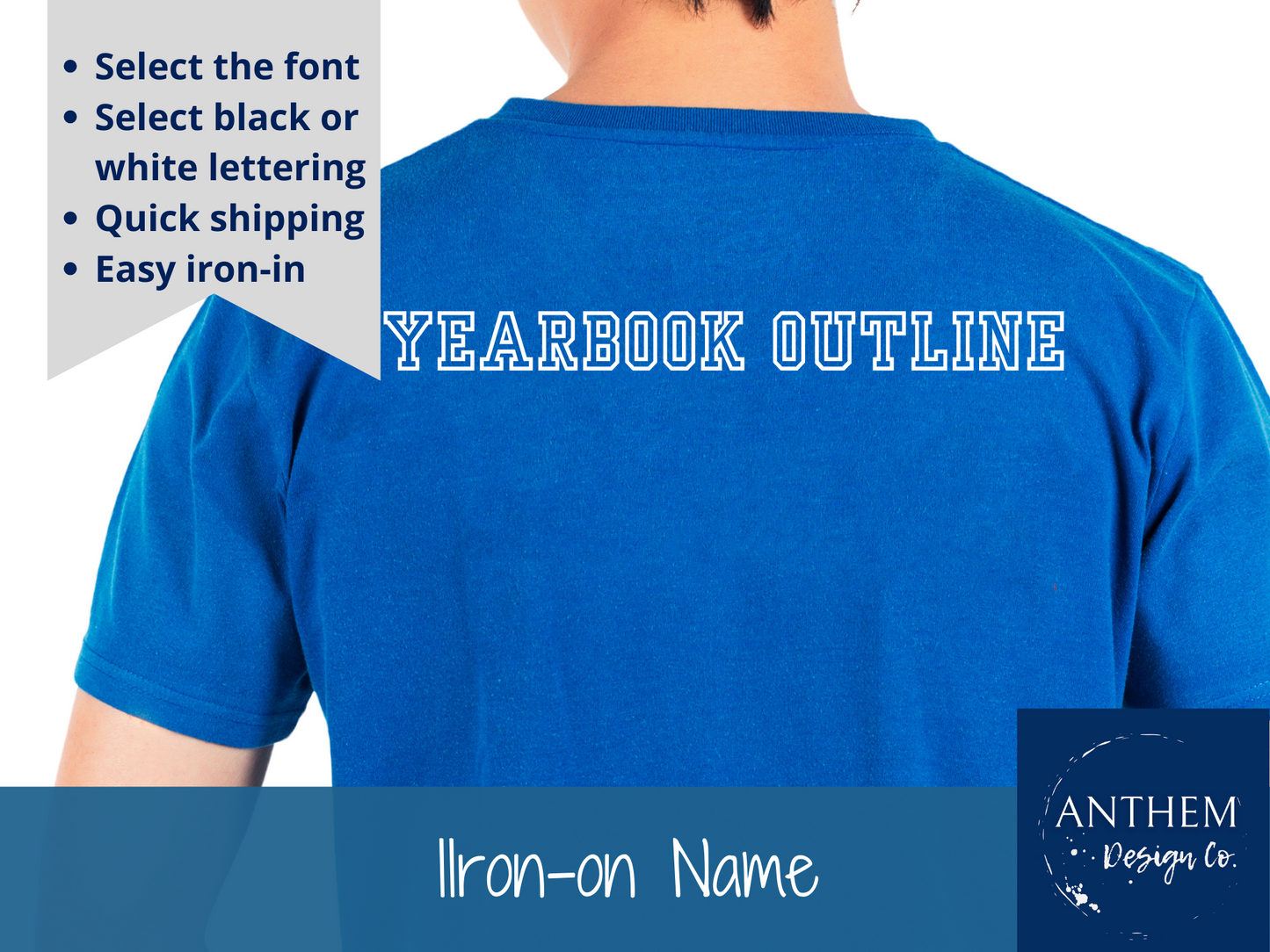 Iron-on Shirt and Jersey names