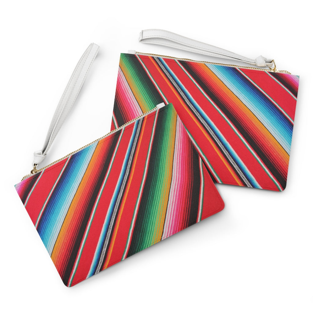 Serpae clutch, Serape printed hand bag, Serape, Serape wristlet, Serape accessory bag, Fiesta wristlet