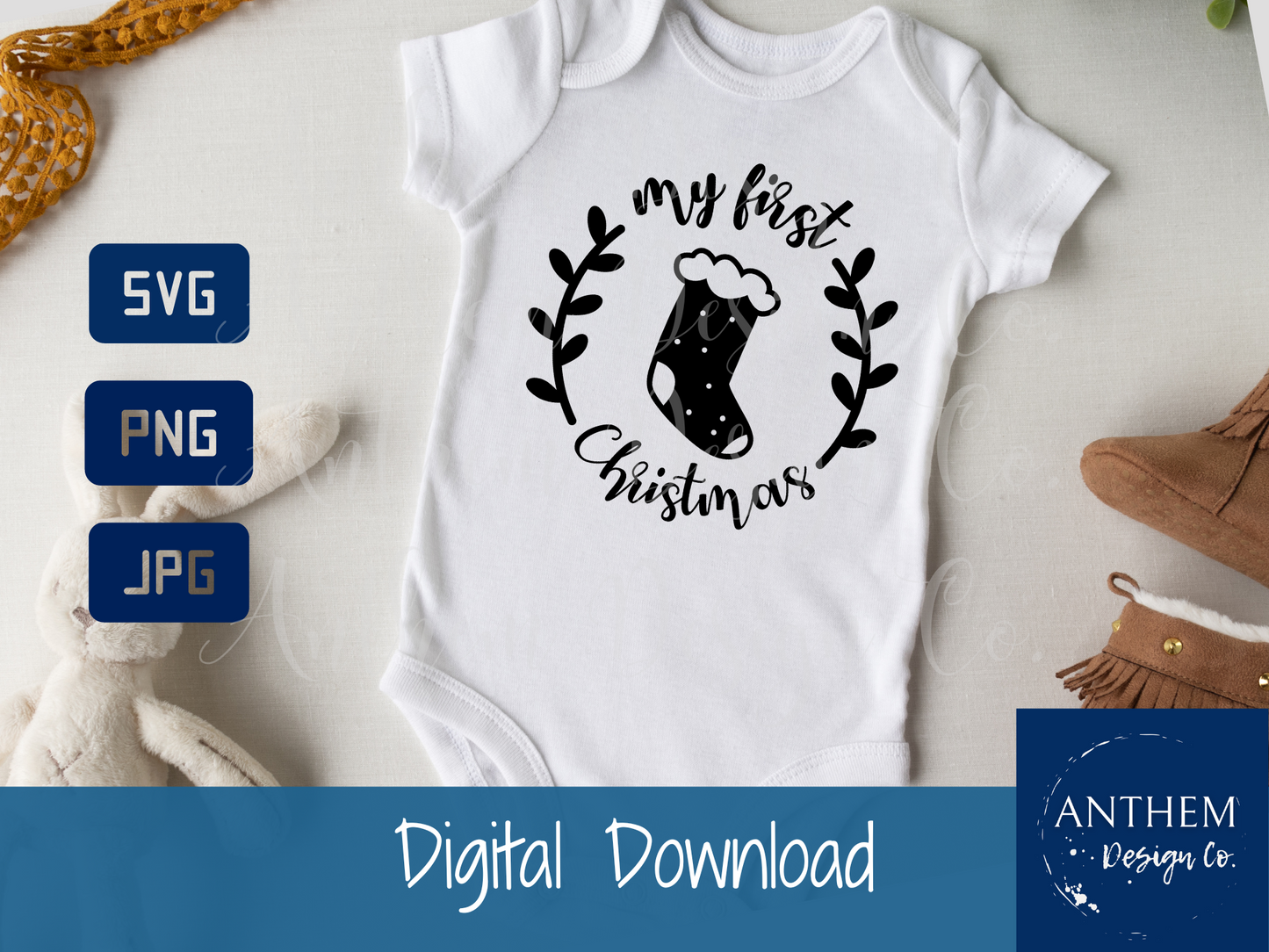 My first Christmas SVG | Cut File and Design