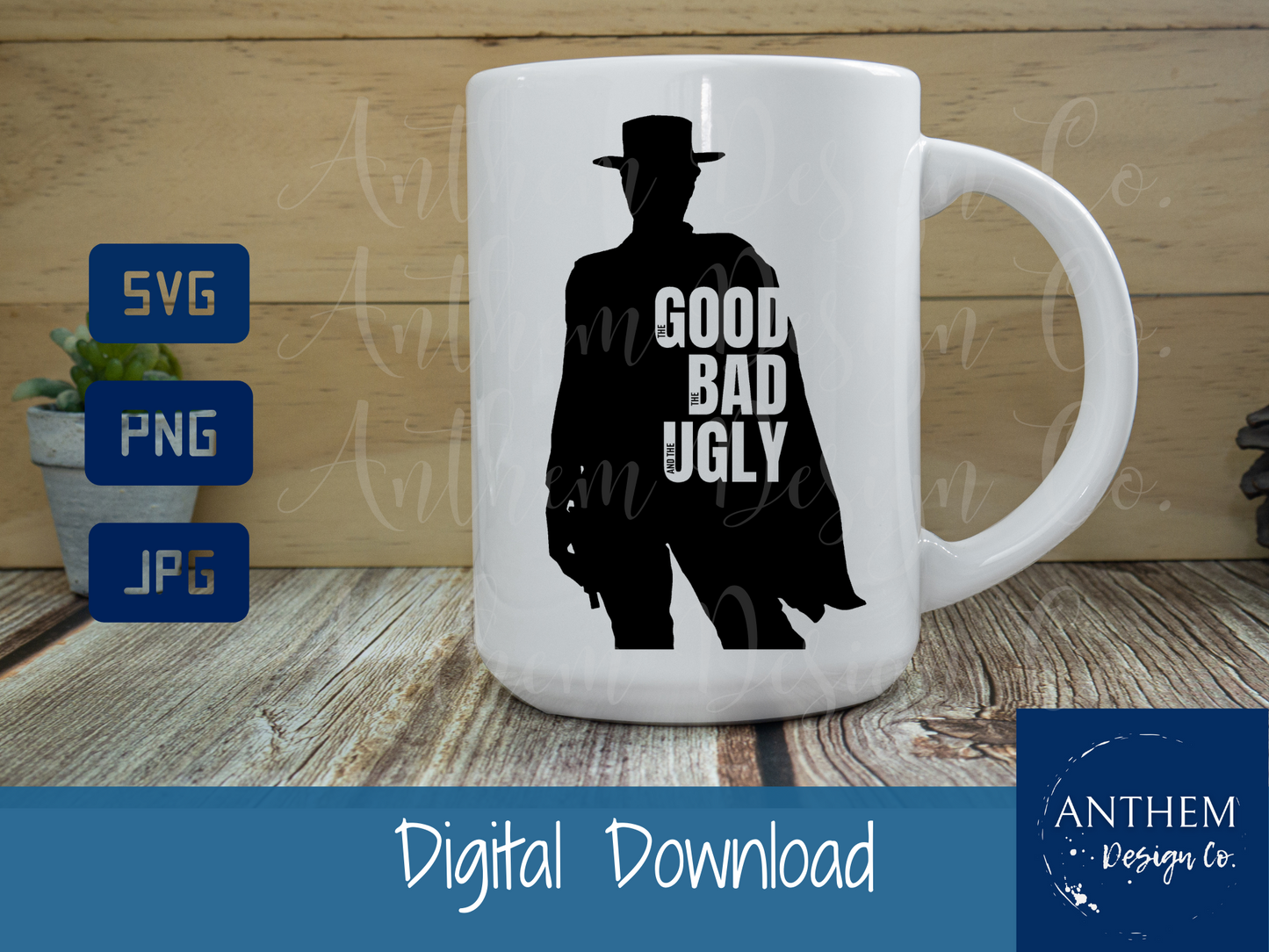 The Good the Bad the Ugly movie SVG | Cut File and Design