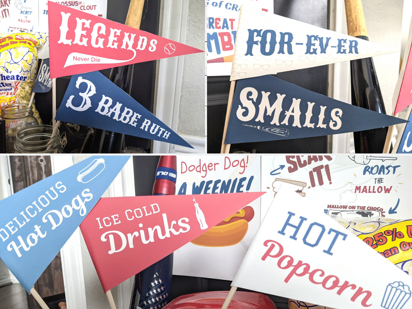 "The Sandlot" Printable Party Bundle | Digital Decor & Favors