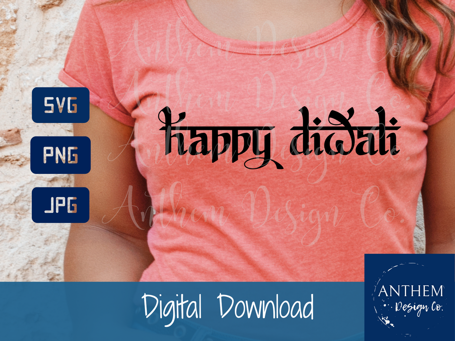 Happy Diwali SVG | Cut File and Design