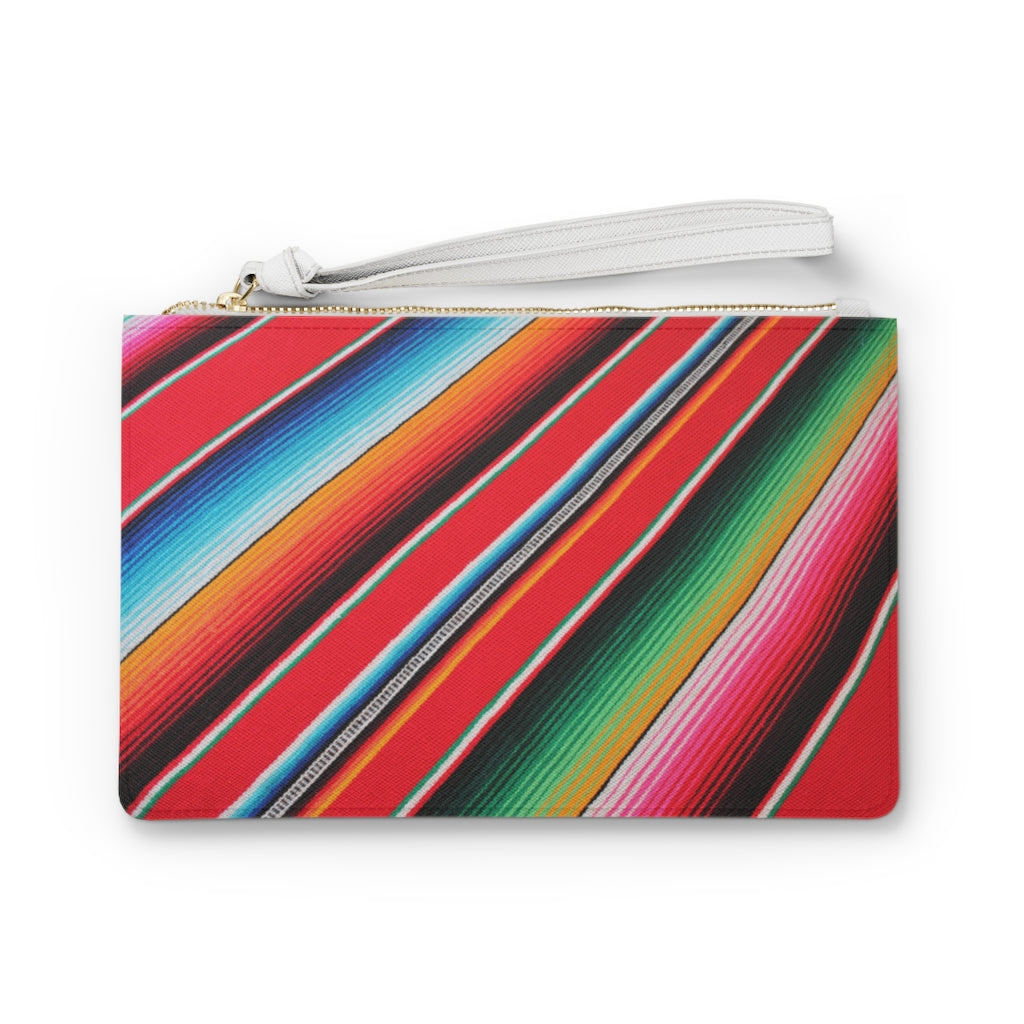 Serpae clutch, Serape printed hand bag, Serape, Serape wristlet, Serape accessory bag, Fiesta wristlet