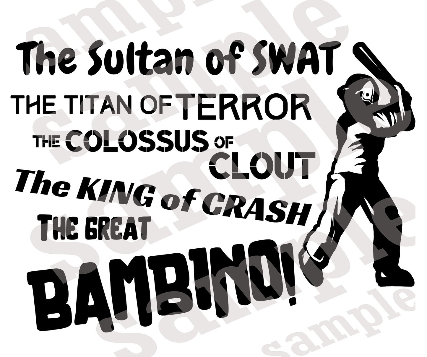 The Sandlot SVG Bundle | Sandlot Baseball Quotes Digital Files