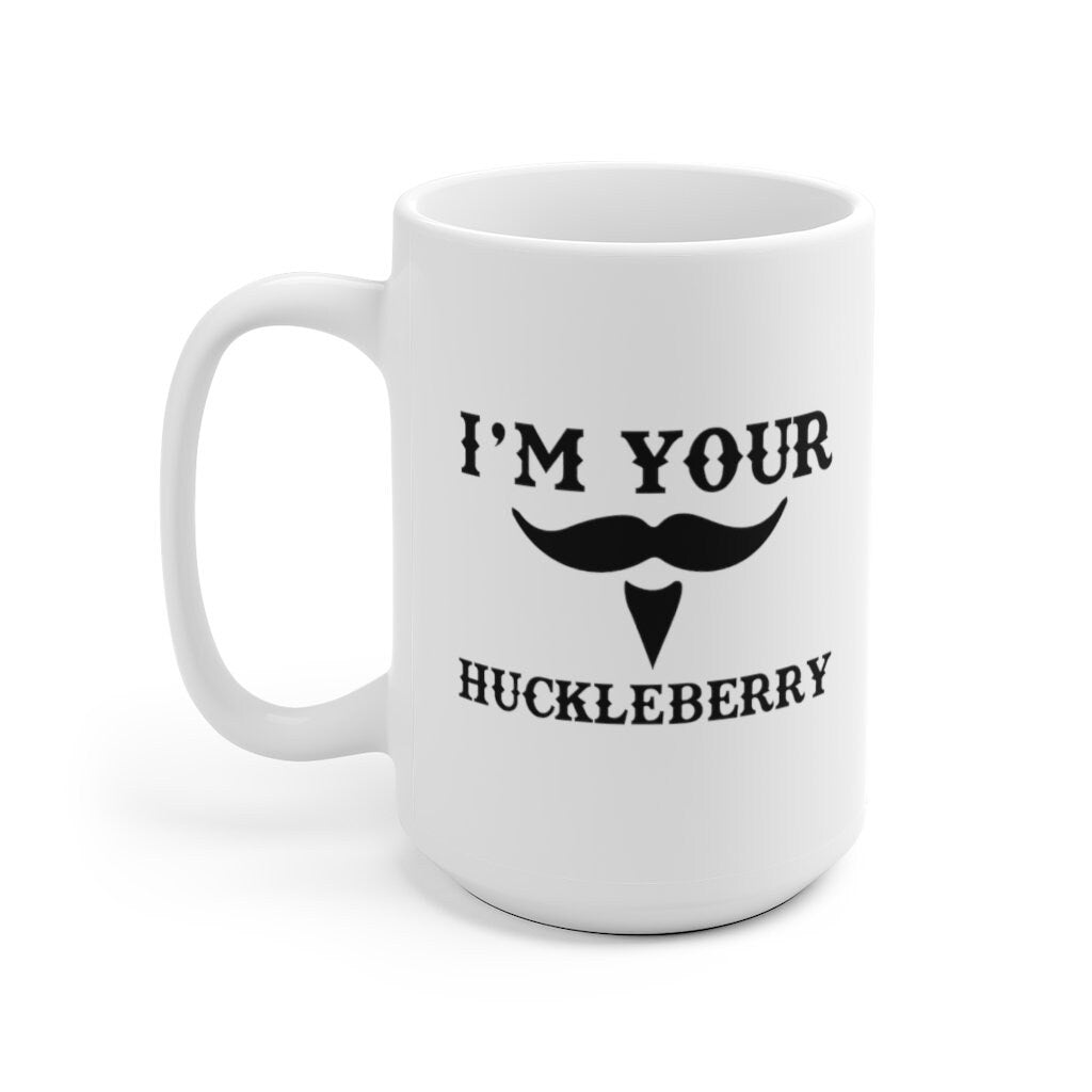 Doc Holliday mug, Tombstone gift, Groomsmen gift, Gift for him, Custom Doc Holliday ceramic mug, Say When, I'm Your Huckleberry, Doc Holiday