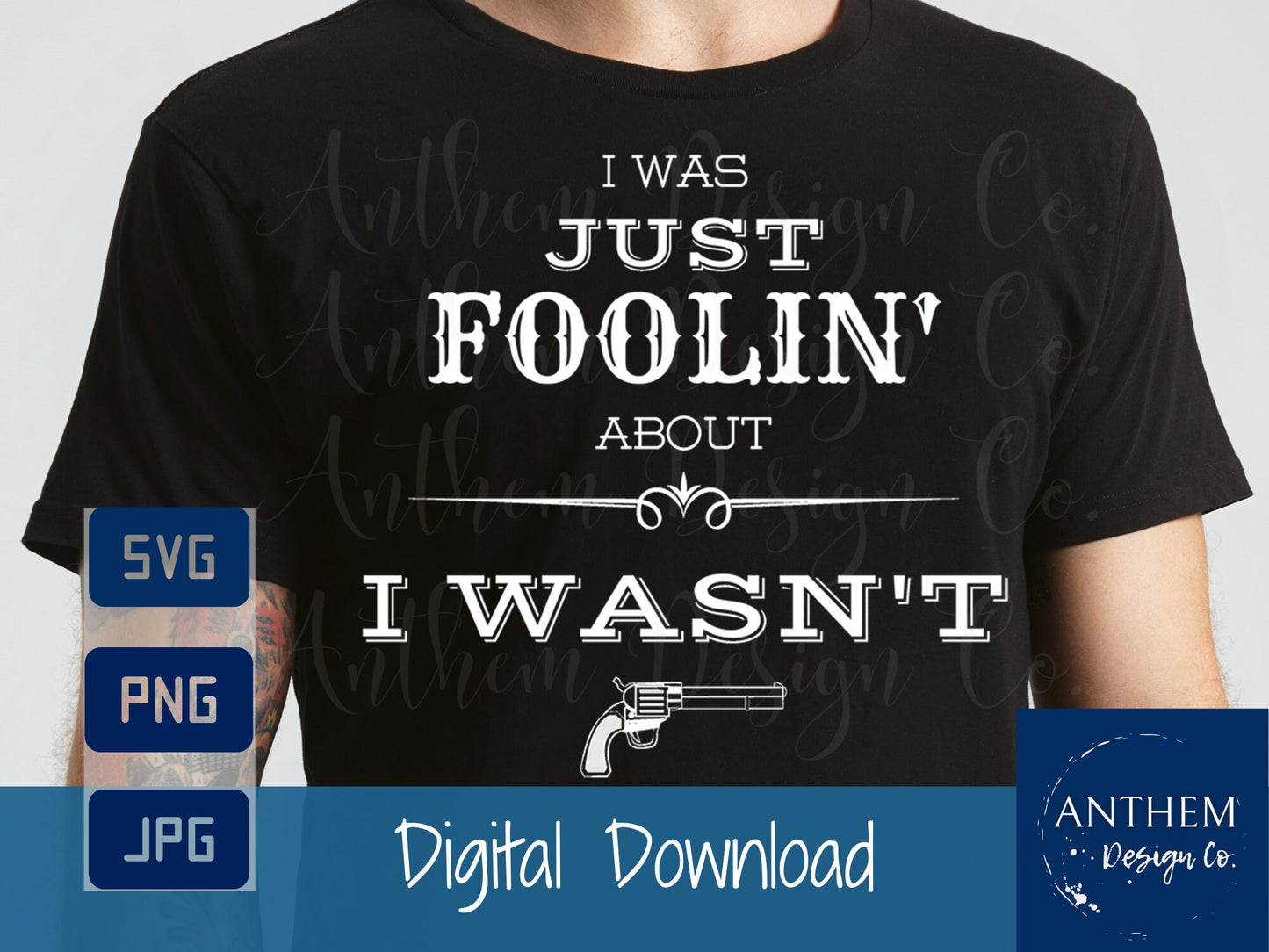 Tombstone Doc Holliday "I was foolin about - I wasn't" SVG | Cut File and Design