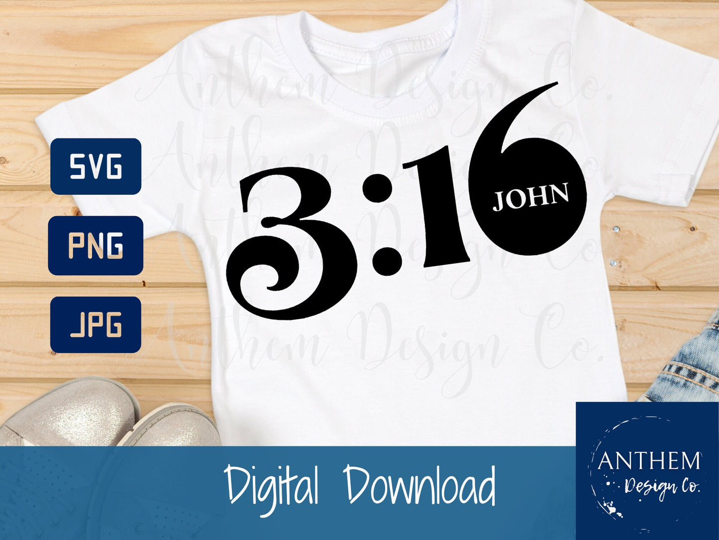 John 3:16 Bible Verse SVG | Cut File and Design