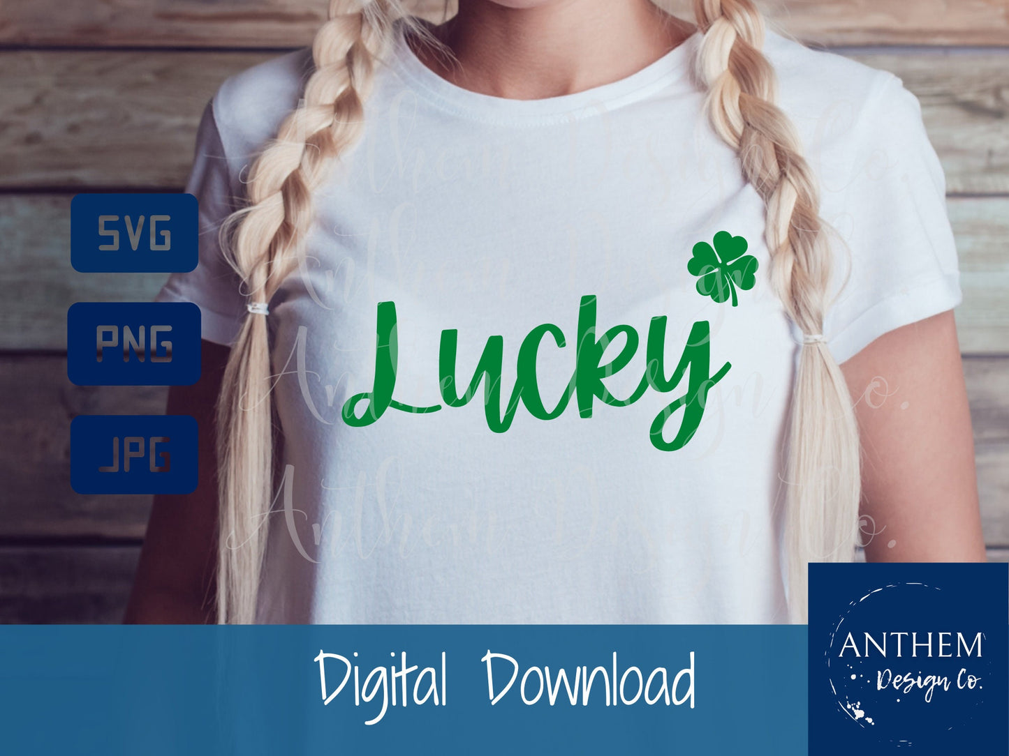 St Patricks Day Lucky SVG | Cut File and Design