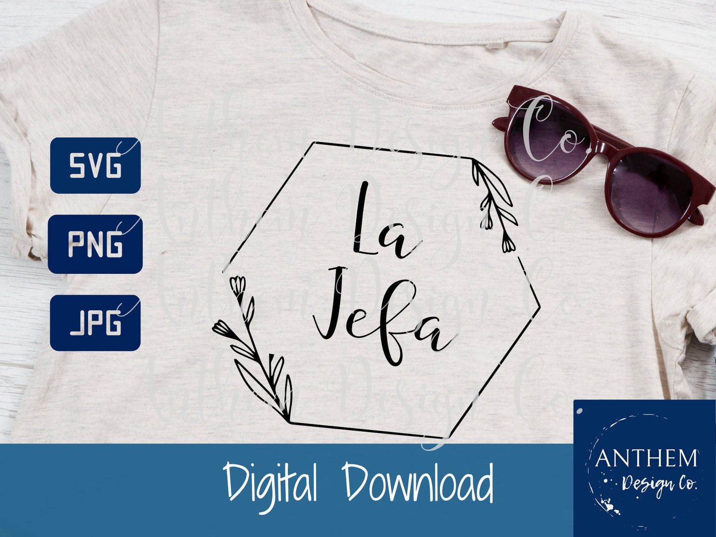 La Jefa SVG | Cut File and Design