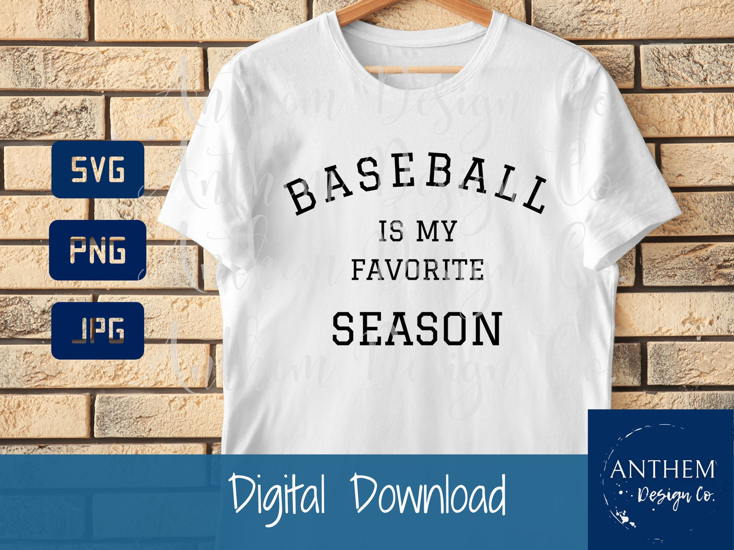 Baseball is my favorite season SVG| Cut File and Design