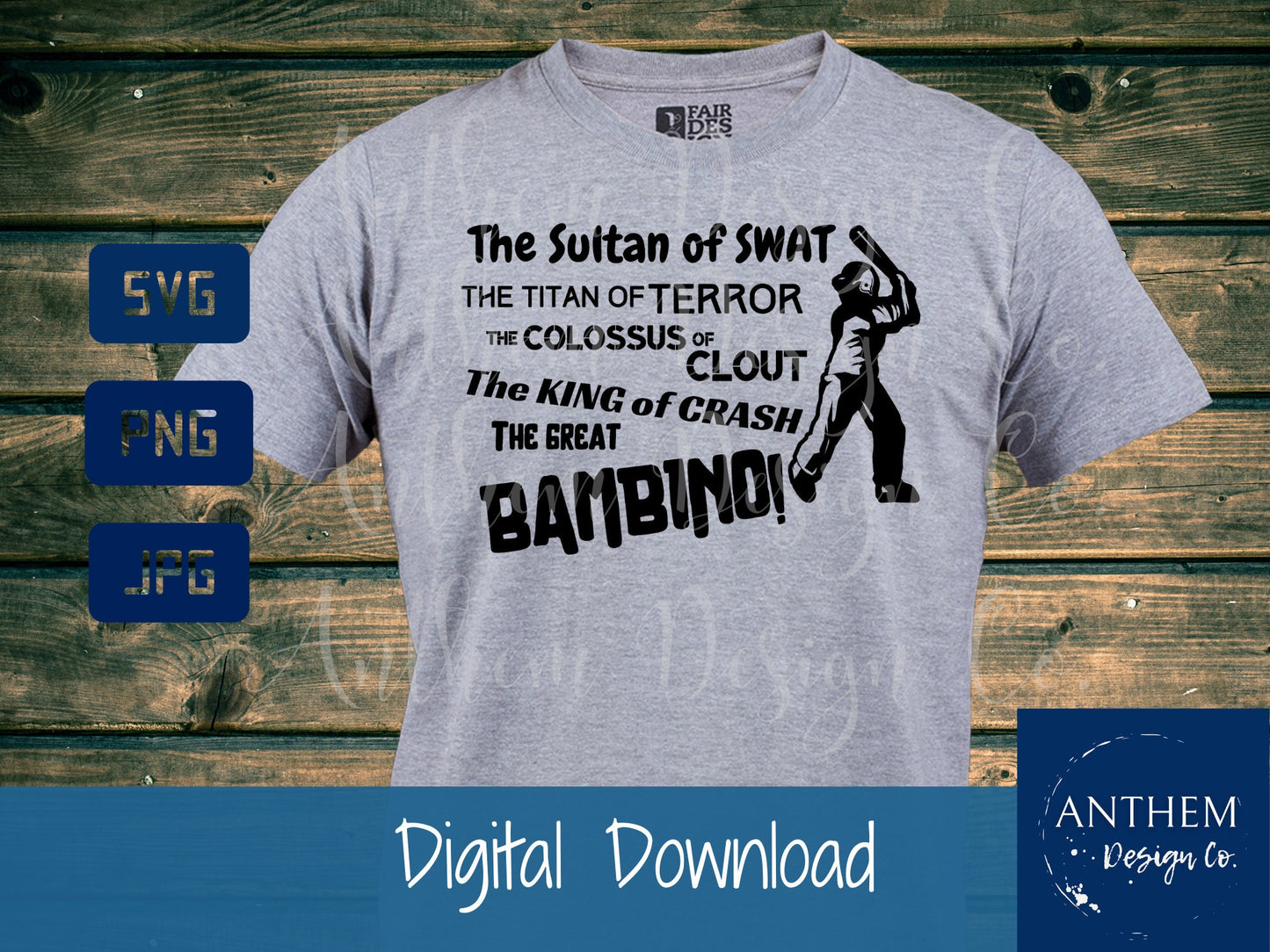 The Sandlot Great Bambino SVG | Cut File & Shirt Design