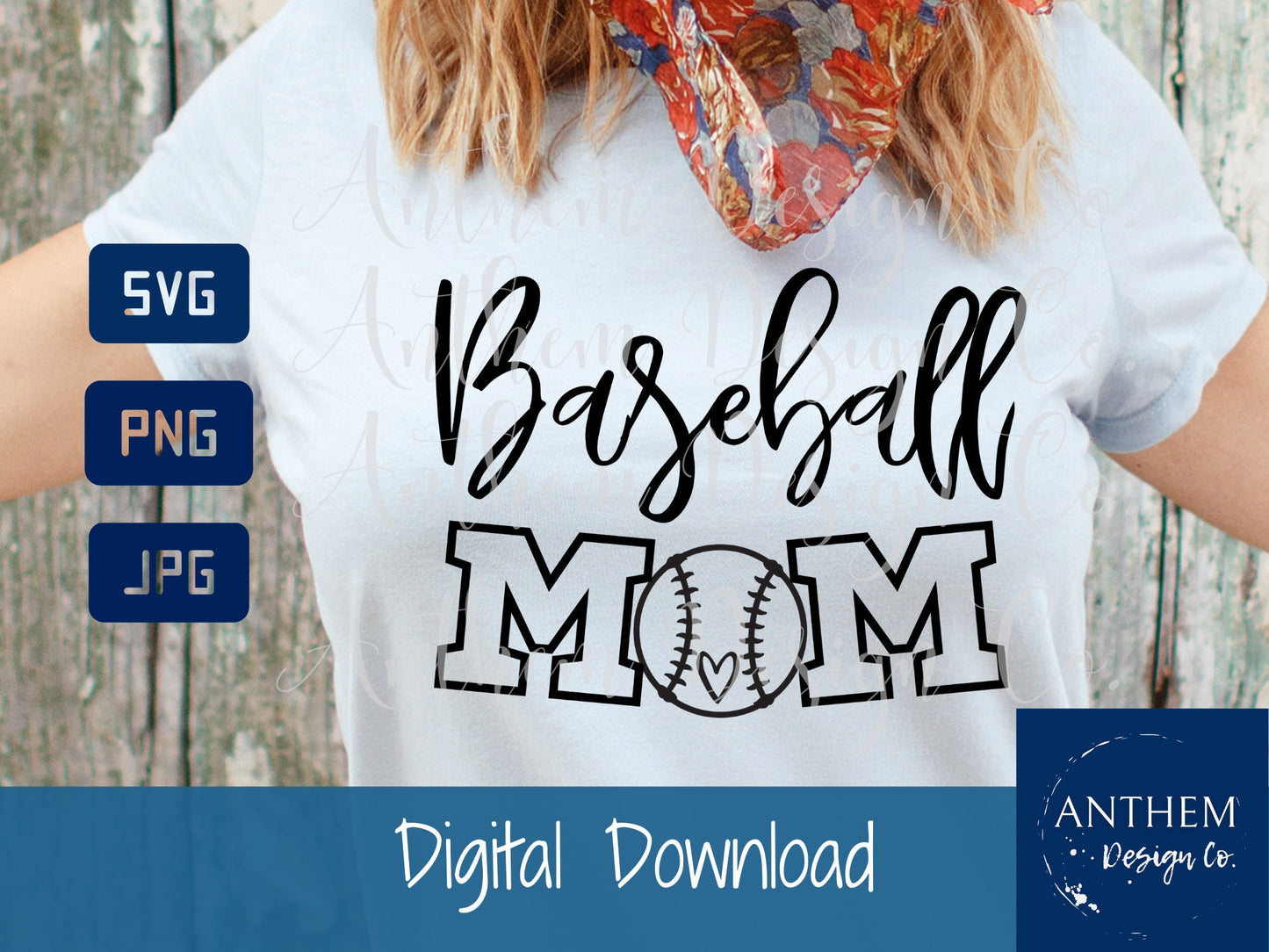 Baseball Mom SVG | Cut File & Shirt Design
