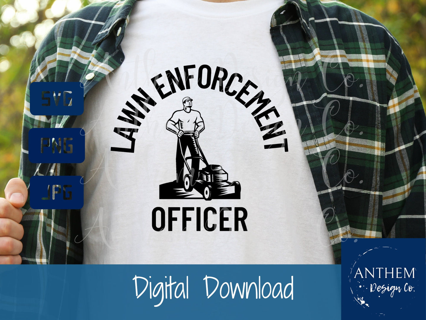 Lawn Enforcement Officer SVG | Cut File and Design