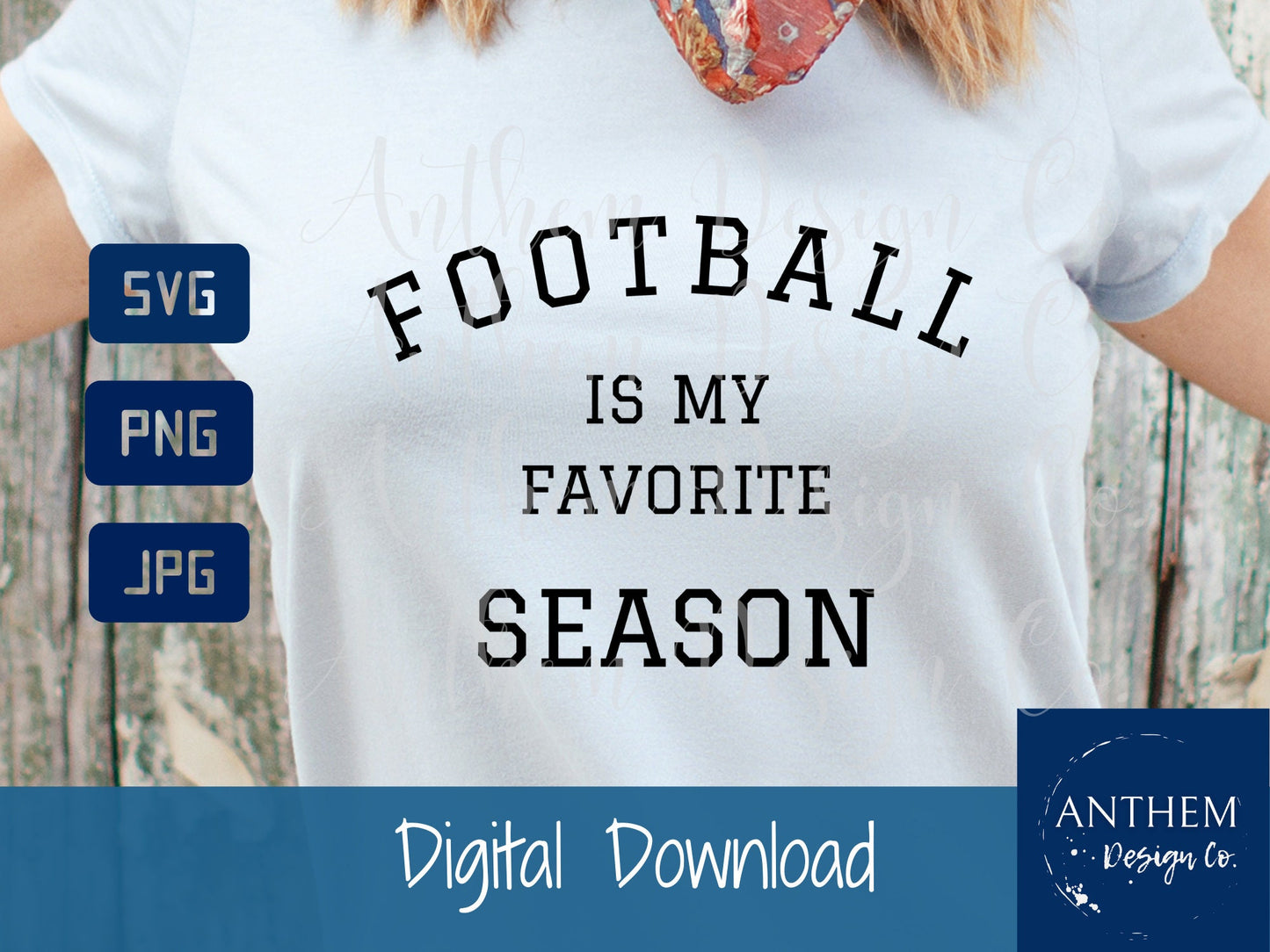 Football is my favorite season SVG | Cut File and Design