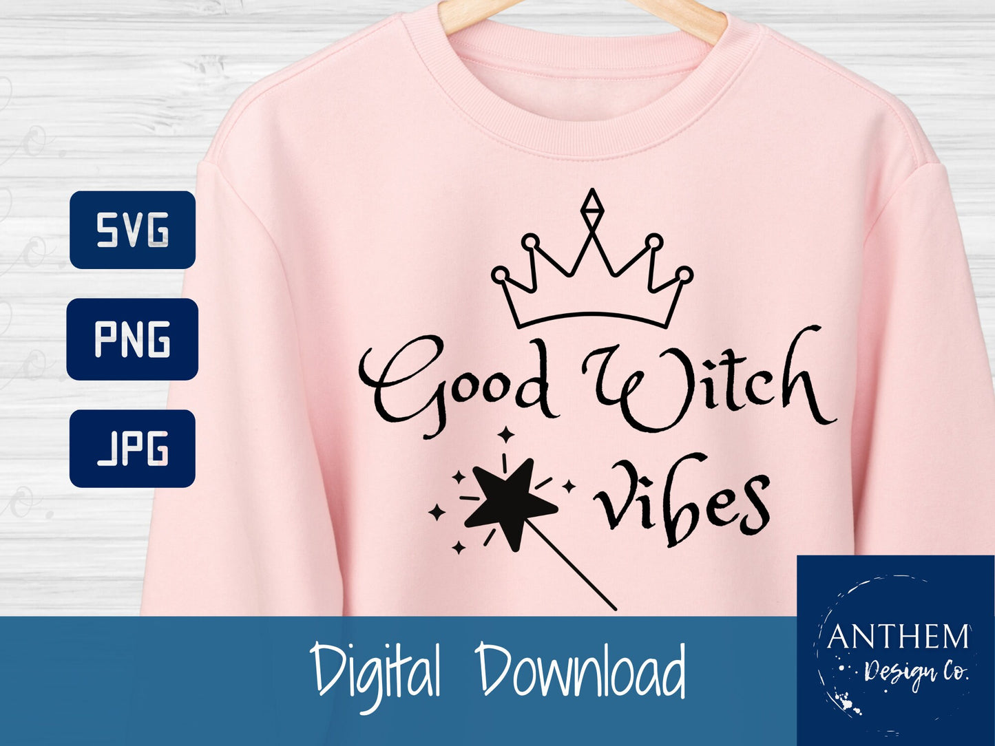 Good Witch SVG | Cut File and Design