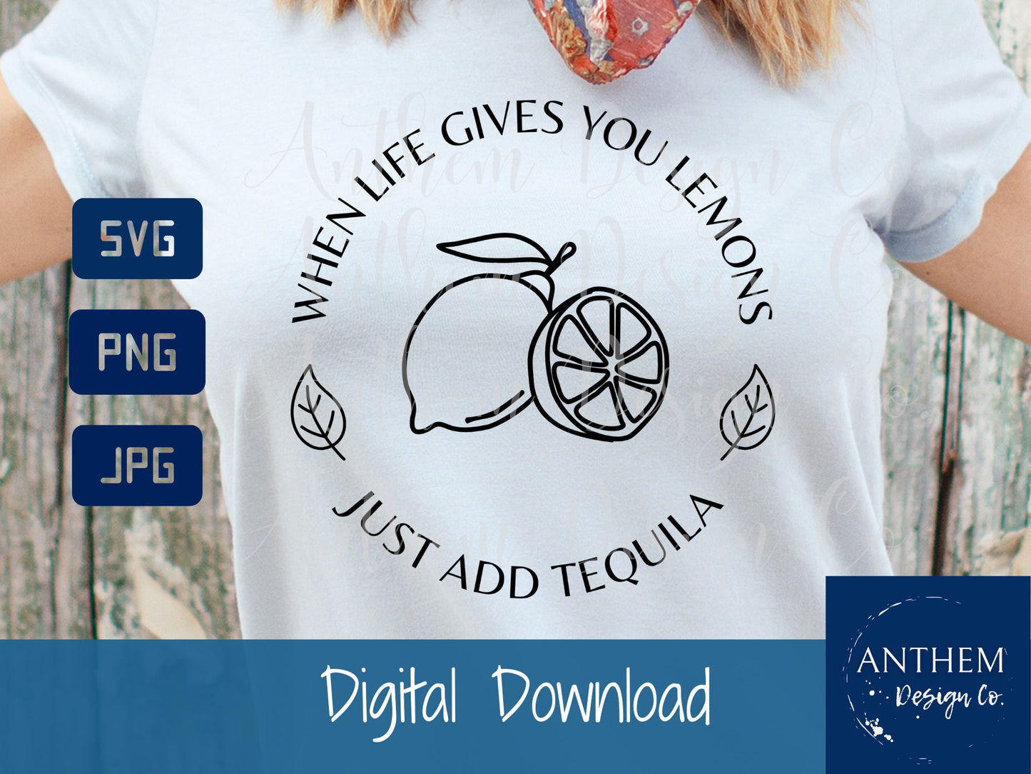 When life gives you lemons add tequila SVG | Cut File and Design