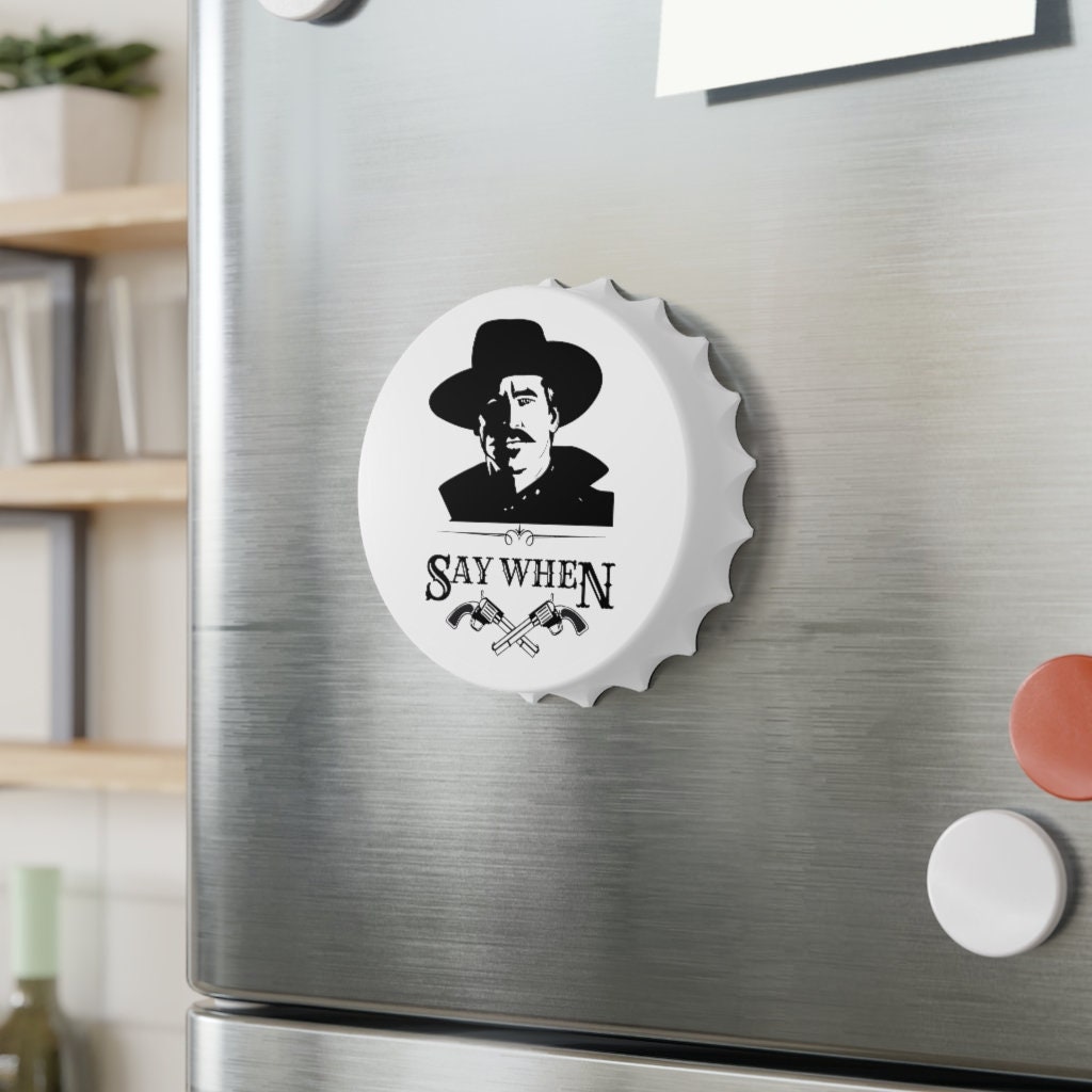 Doc Holliday Bottle Opener, Doc Holliday gift, gifts for him, beer gifts, Doc Holiday