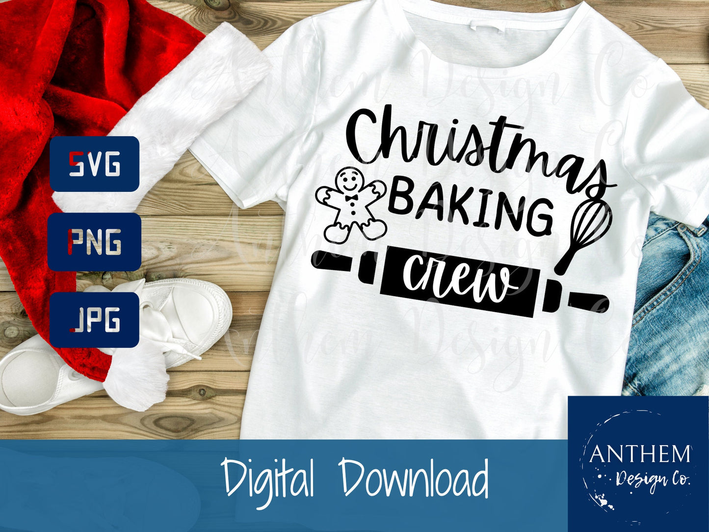 Christmas Baking Crew svg | Cut File and Shirt Design