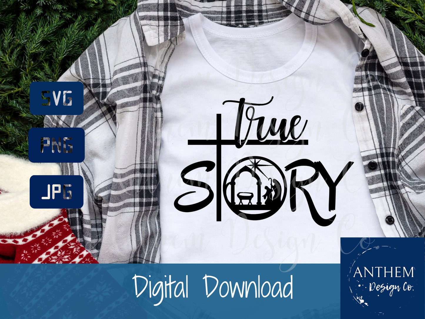 Christmas nativity keep Christ in Christmas svg | Cut file and shirt design