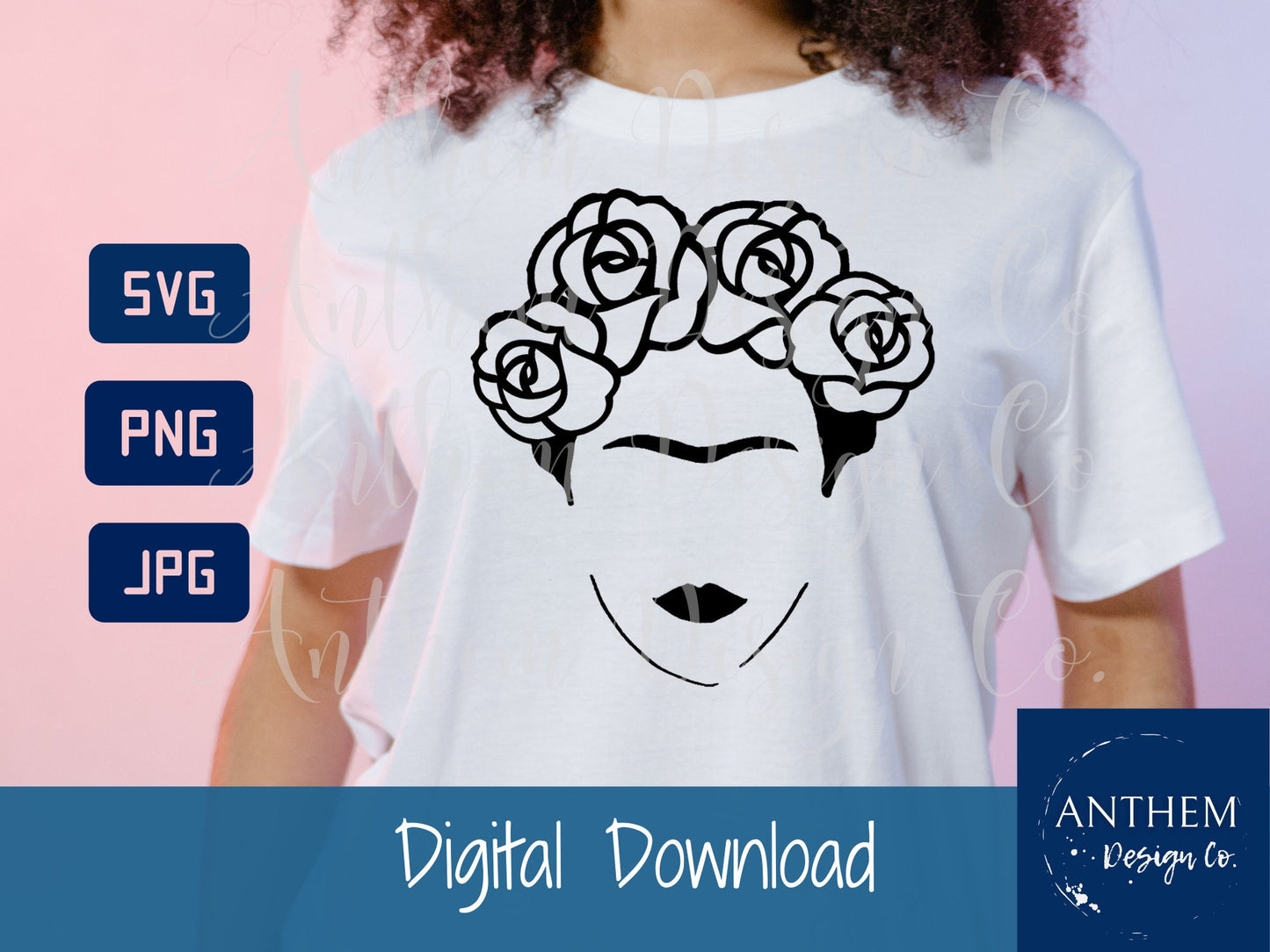 Frida Kahlo SVG | Cut File and Design