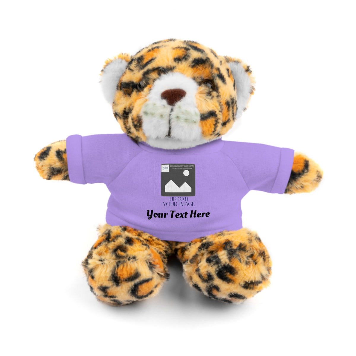Personalized Stuffed Animal with Custom T-Shirt | Name, Photo or Message Plush Gift