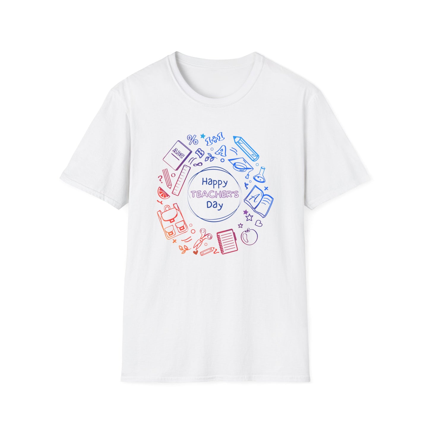Happy Teachers Day Gradient t-shirt | Celebrating Educators