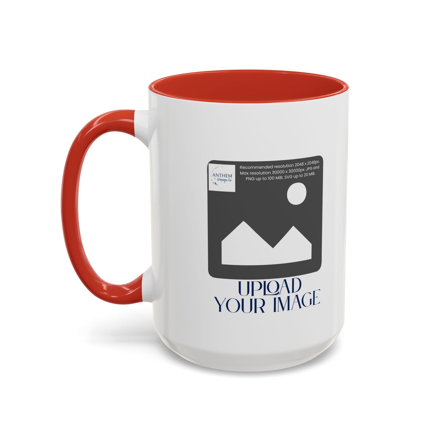 Custom Accent Coffee Mug – Personalized Photo Upload 11/15oz
