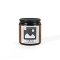 Scented Soy Candle — Amber Glass Jar (Multi-Size)