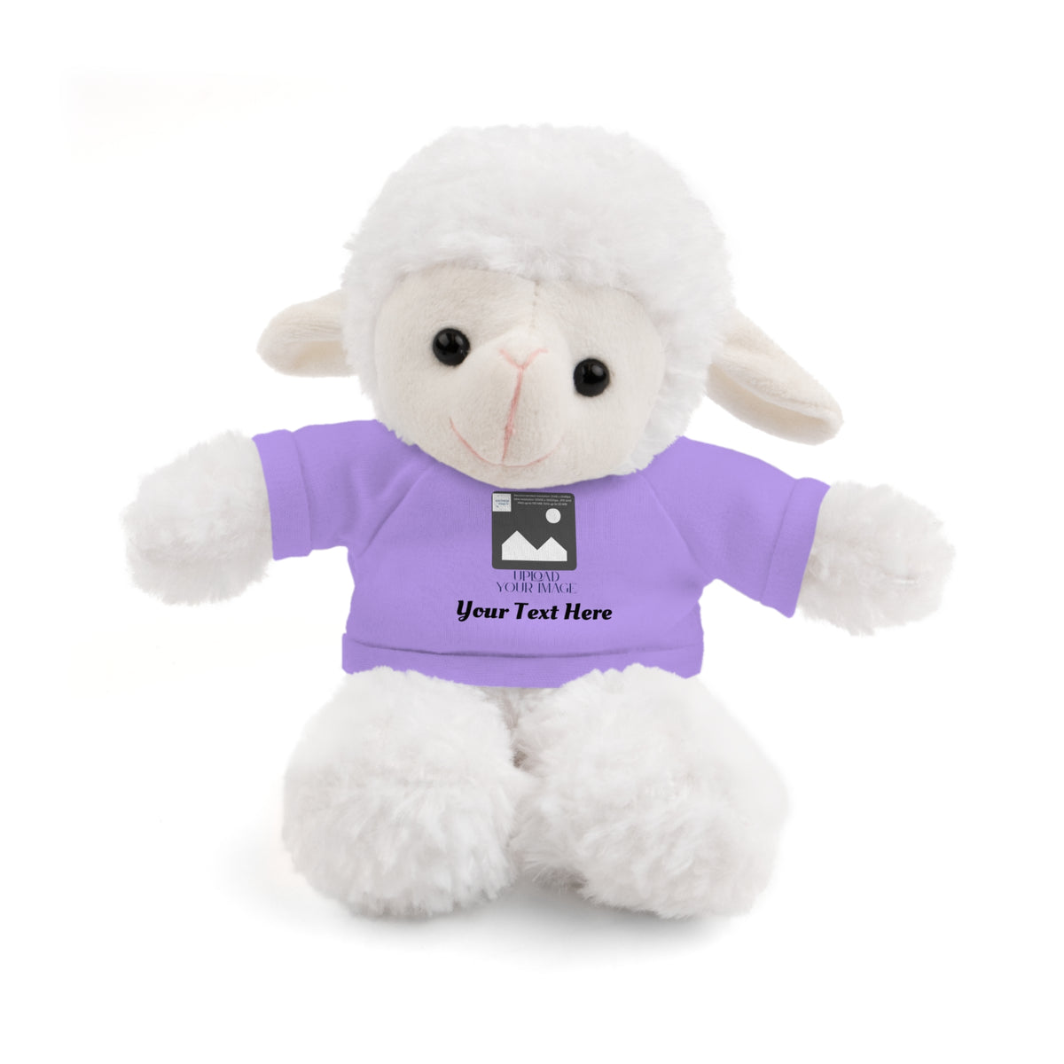 Personalized Stuffed Animal with Custom T-Shirt | Name, Photo or Message Plush Gift