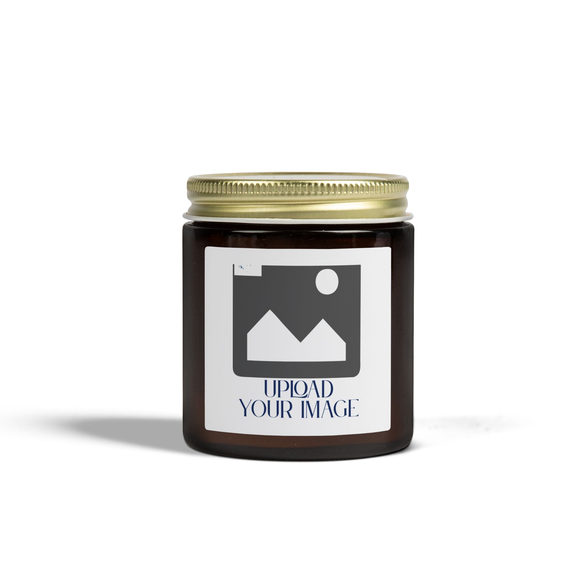Coconut Apricot Soy Candle — Upload & Customize Scented Jar Candle for Home, Spa & Gifts