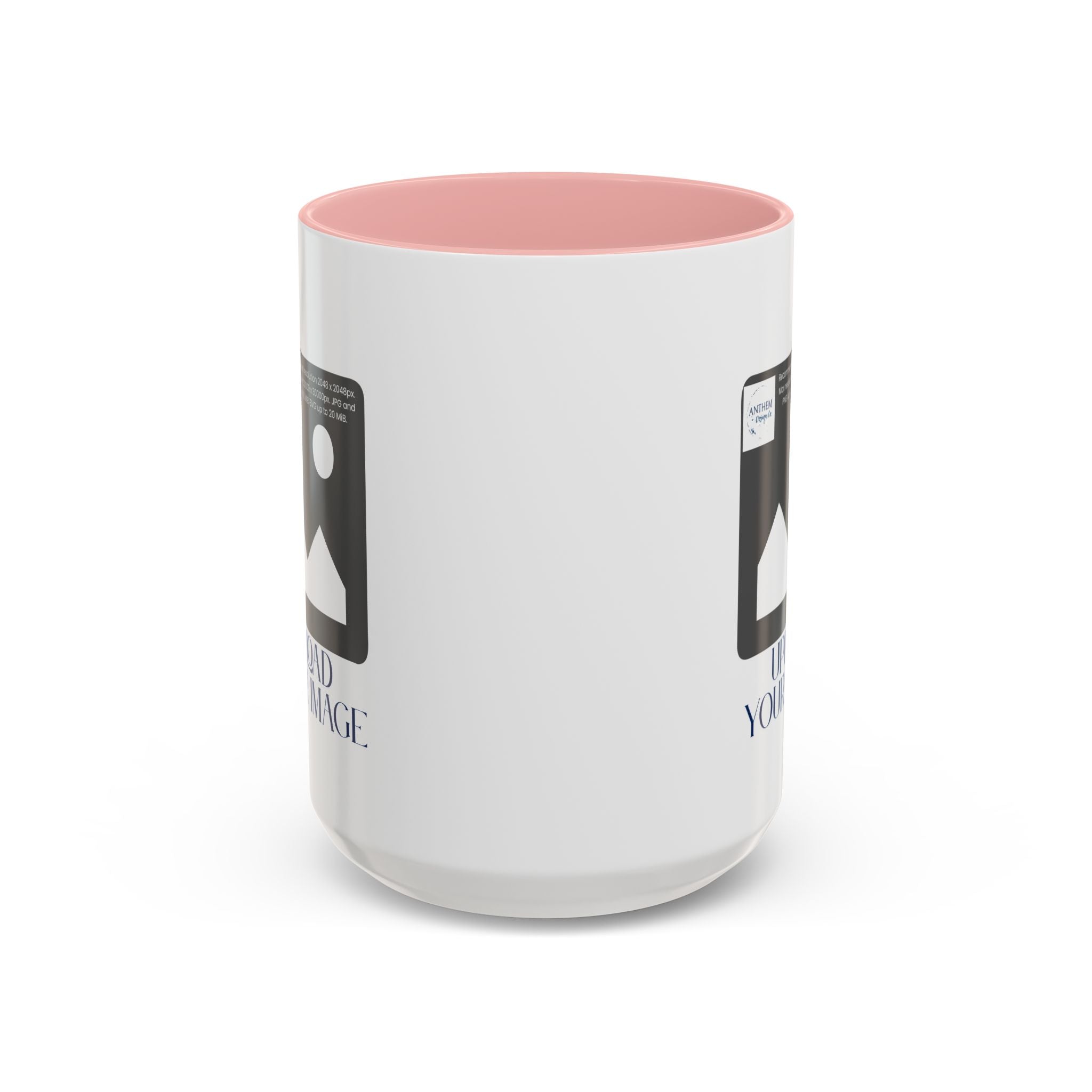 Custom Accent Coffee Mug – Personalized Photo Upload 11/15oz