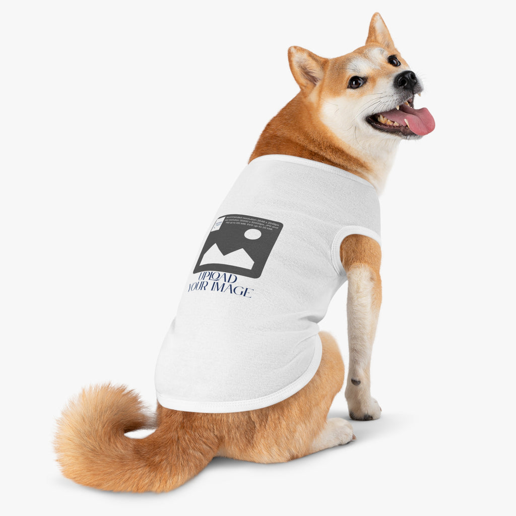 Customizable Pet Tank Top – Upload Your Image Personalized Dog/Cat Shirt