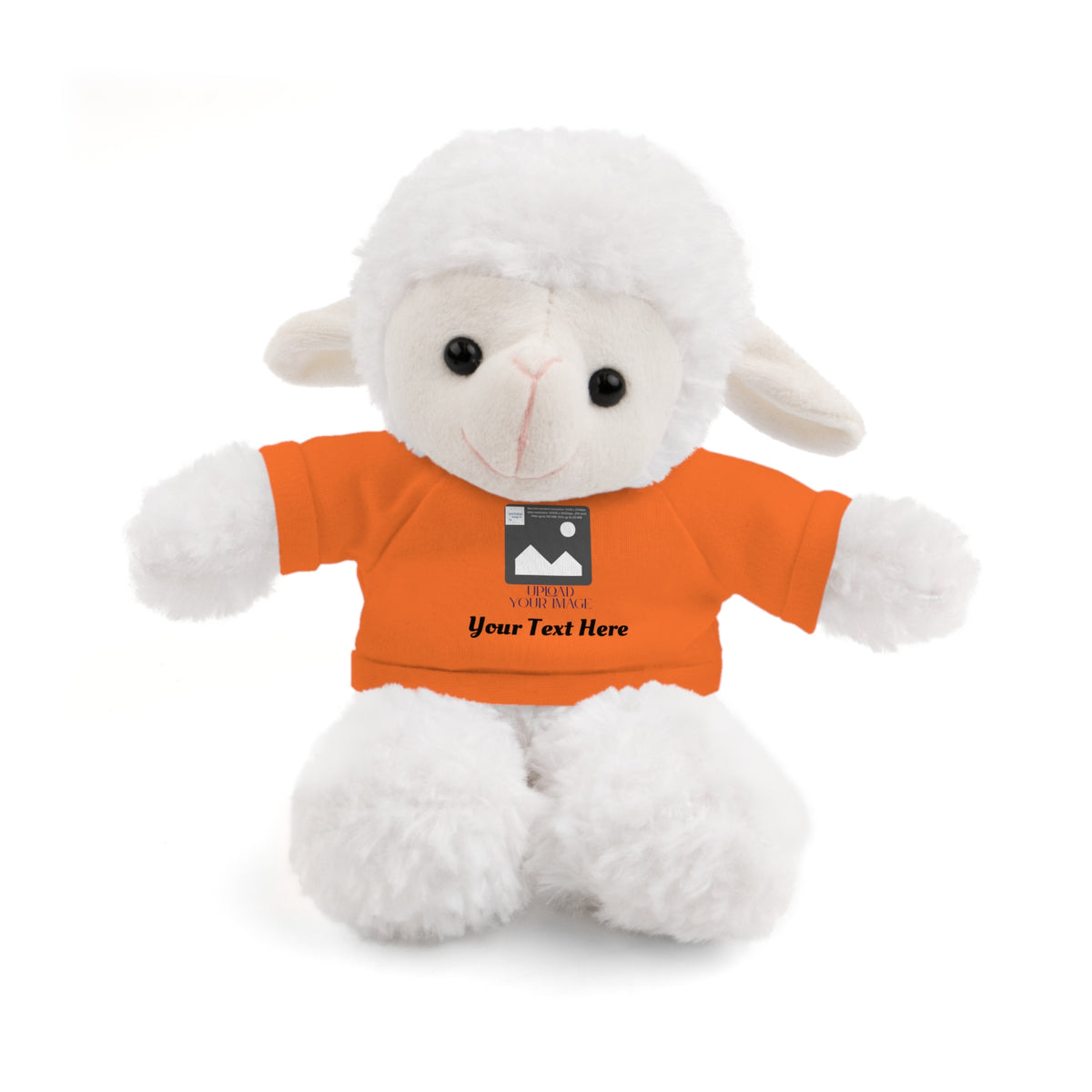 Personalized Stuffed Animal with Custom T-Shirt | Name, Photo or Message Plush Gift