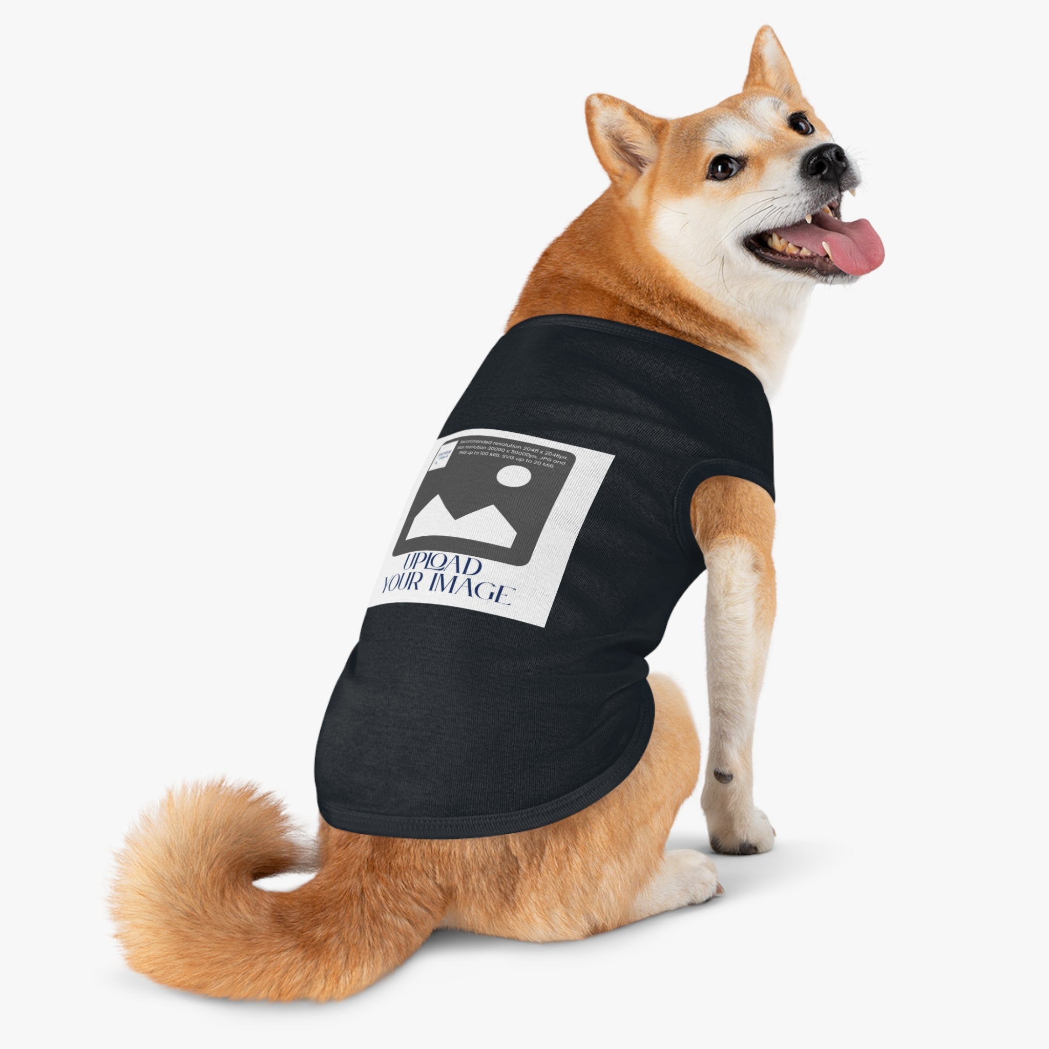 Customizable Pet Tank Top – Upload Your Image Personalized Dog/Cat Shirt