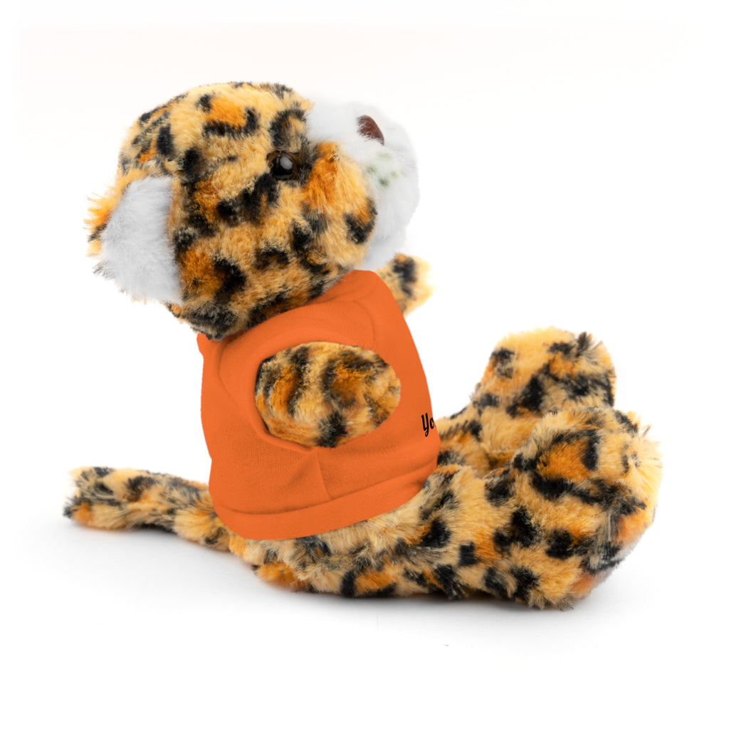 Personalized Stuffed Animal with Custom T-Shirt | Name, Photo or Message Plush Gift