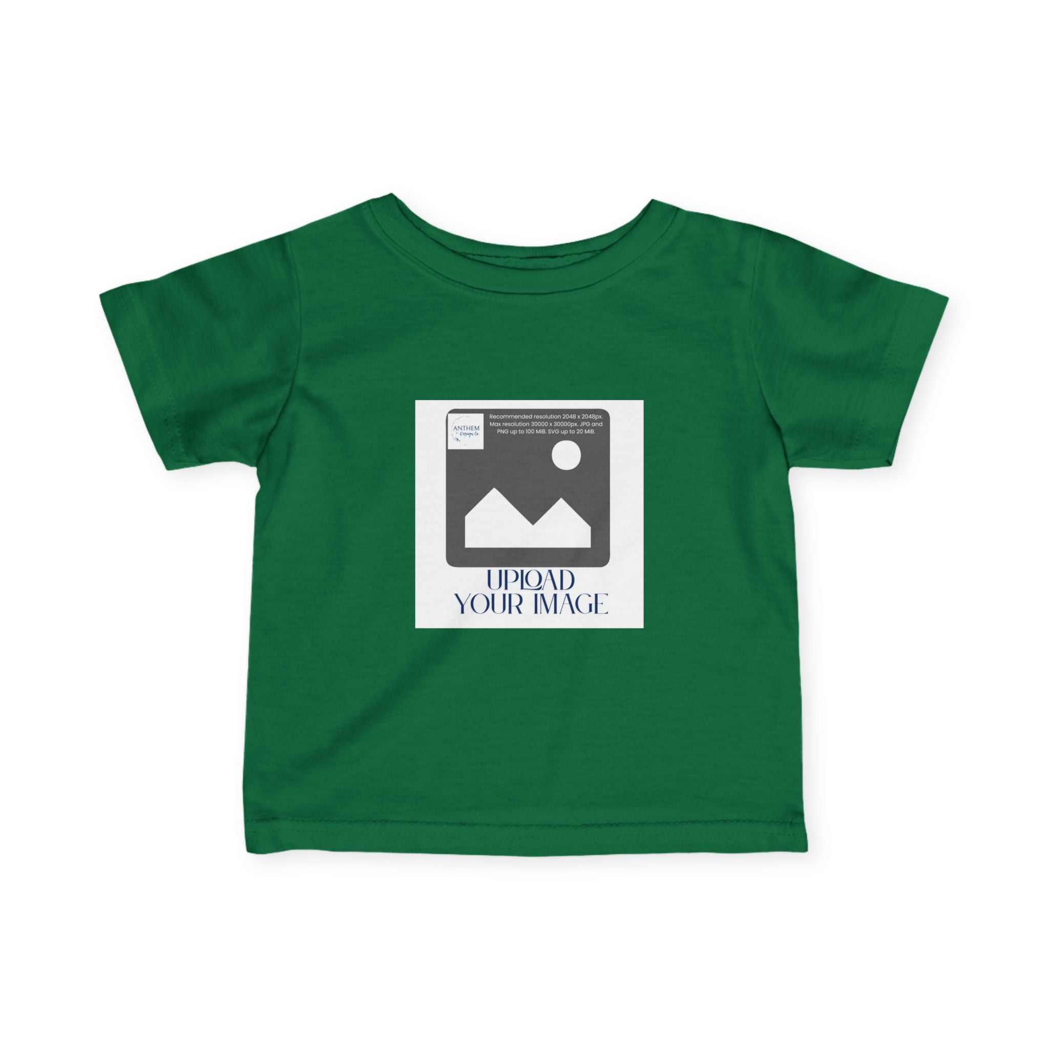Infant Tee – Upload and Customize Baby T‑Shirt (Personalized Newborn Gift)