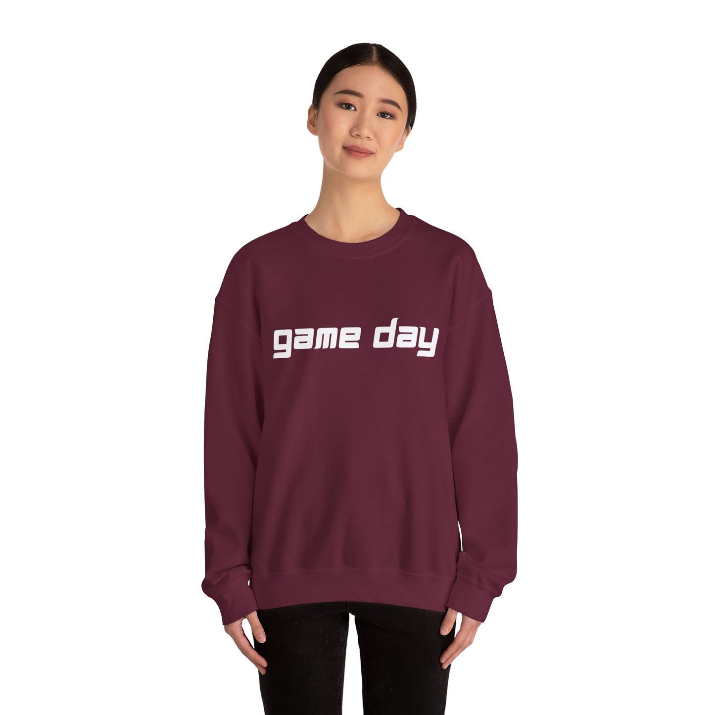 Game Day Crewneck Sweatshirt — Personalized Back Number & Name
