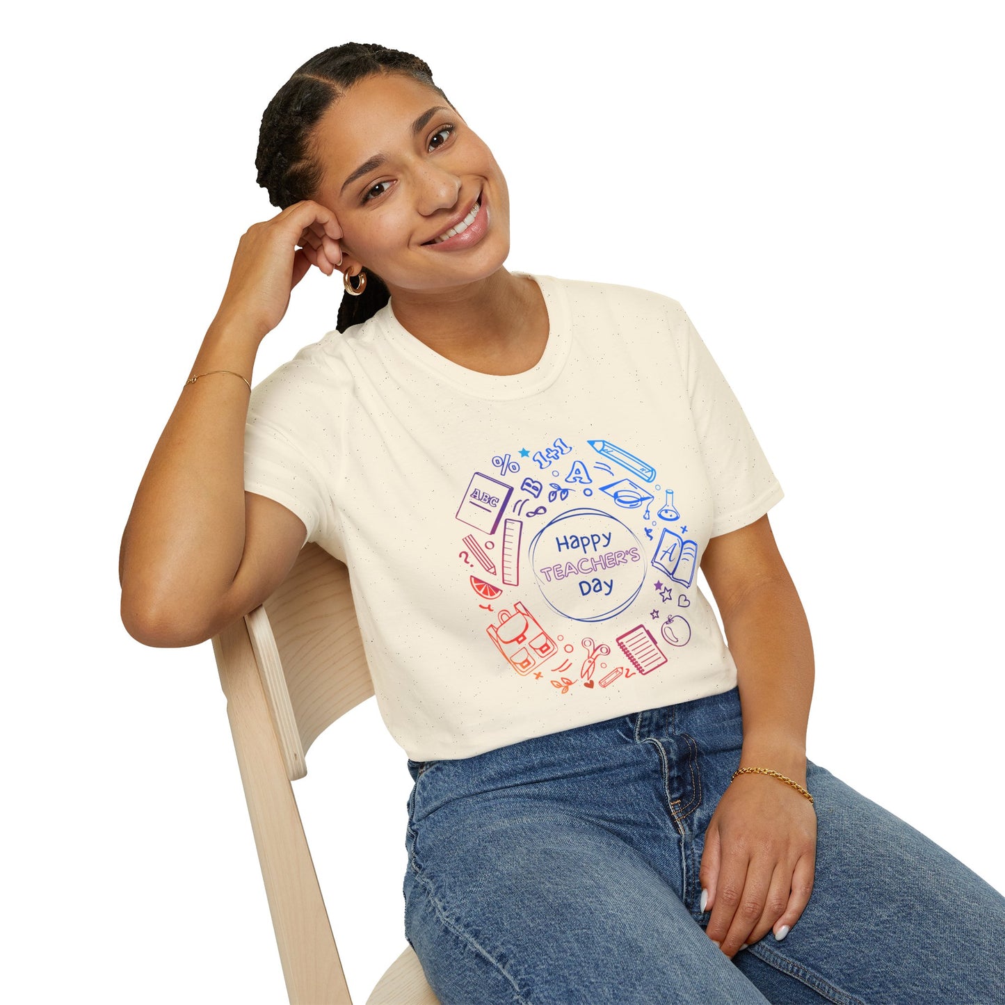 Happy Teachers Day Gradient t-shirt | Celebrating Educators