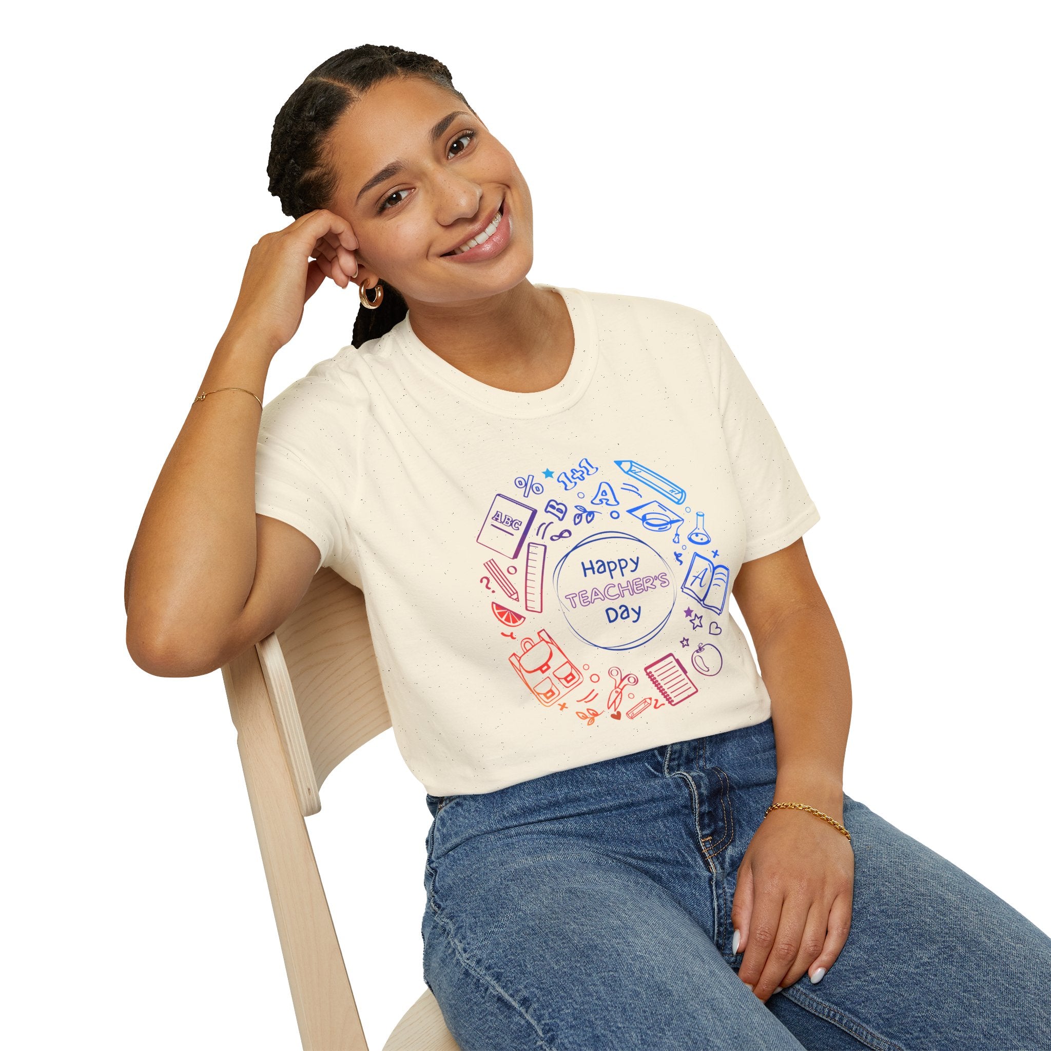 Happy Teachers Day Gradient t-shirt | Celebrating Educators