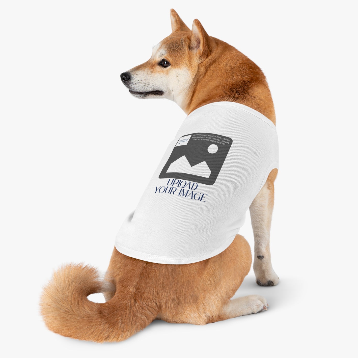 Customizable Pet Tank Top – Upload Your Image Personalized Dog/Cat Shirt