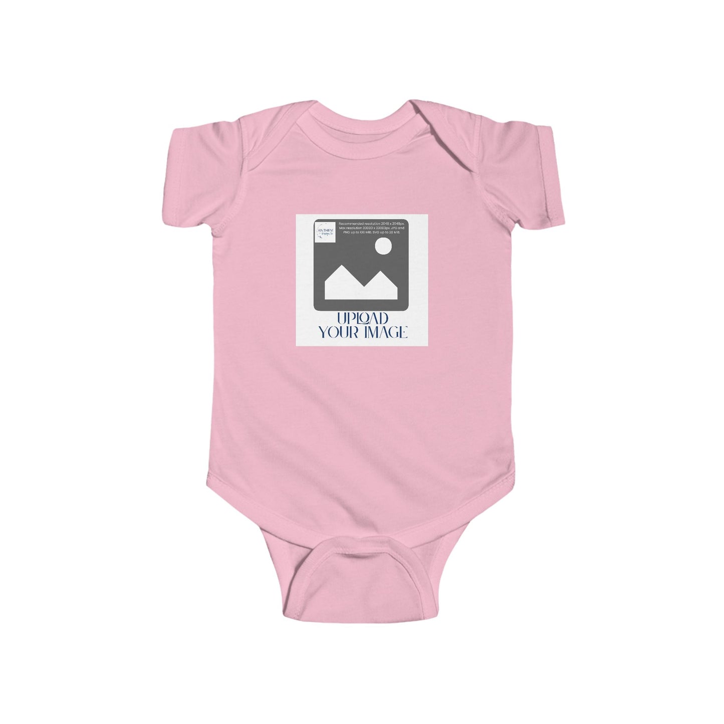 Infant Bodysuit — Custom Upload Image Baby Onesie