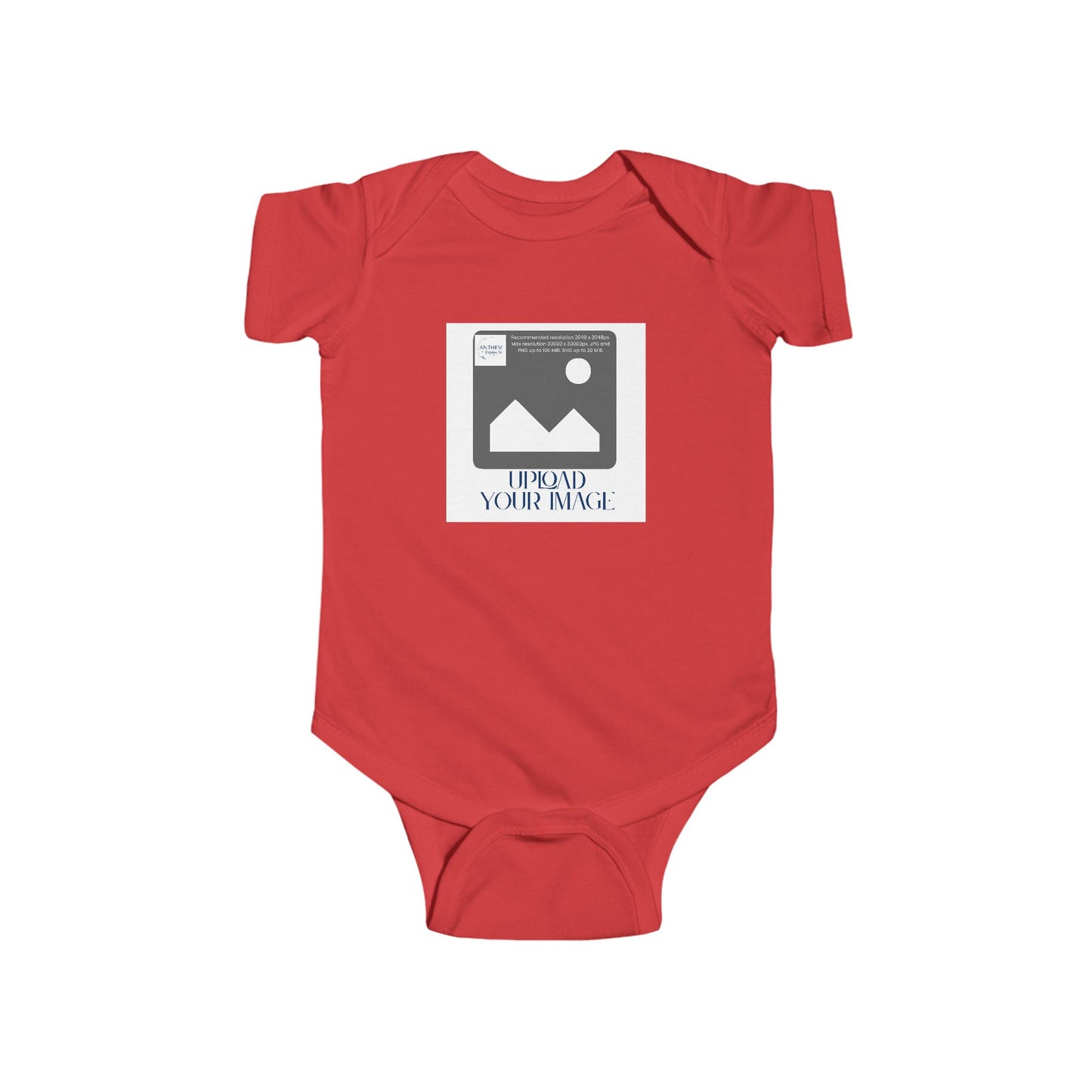 Infant Bodysuit — Custom Upload Image Baby Onesie